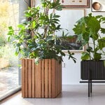 Squarely Copenhagen GrowBIG planter, dark oak, decoration image