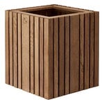 Squarely Copenhagen GrowBIG planter, dark oak